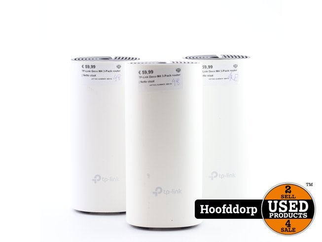 TP-Link Deco M4 3-Pack router | Nette staat, Computers en Software, TP-Link, Zo goed als nieuw, Support@tplink.com, TP-Link Corporation Limited
Room 901, 9/F, New East Ocean Centre
9 Science Museum Road, Tsim Sha Tsui
Kowloon, Hong Kong