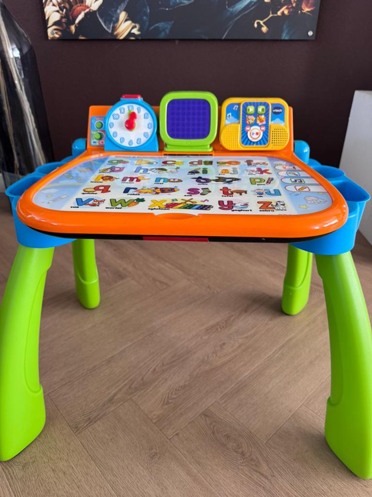 V-Tech activiteitentafel, Ophalen, Gebruikt