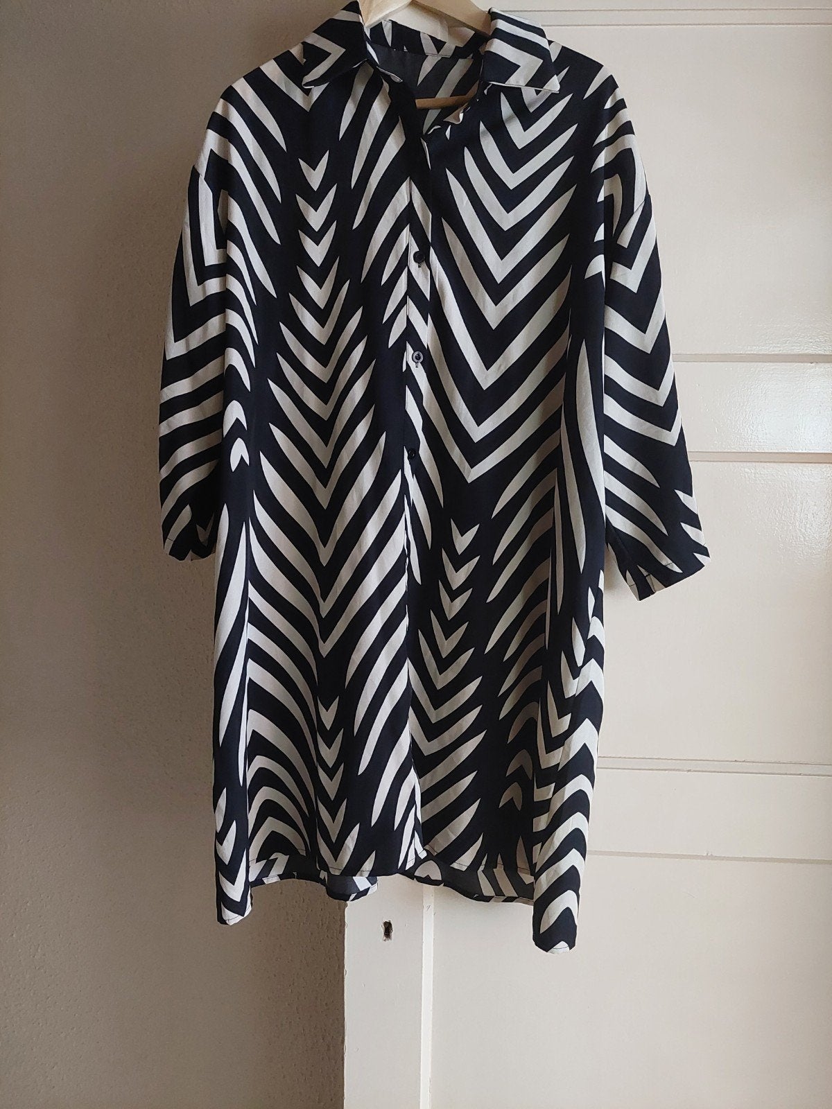Blouse maat 52, Ophalen of Verzenden, Zo goed als nieuw, Maat 46/48 (XL) of groter, Zwart
