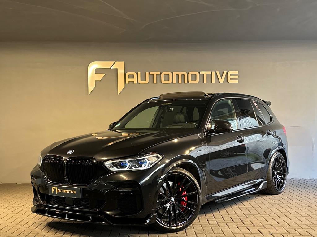 BMW X5 XDrive45e M Sport Pano|Keyles|HuD|H/K|Trekhaak|Laser, Auto's, BMW, Gebruikt, 394 pk, Zwart, Vierwielaandrijving