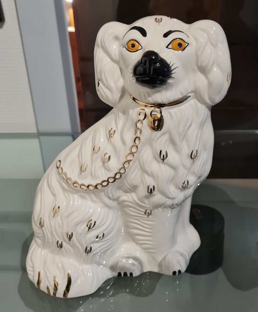 2 Beswick Staffordshire dogs - gemerkt - jaren '50, Ophalen of Verzenden, Beeld