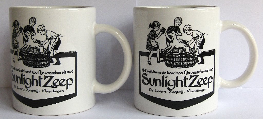 Sunlight Zeep Mok/Beker 2 Stuks Z.G.A.N, Overige merken, Ophalen of Verzenden, Zo goed als nieuw, Overige stijlen