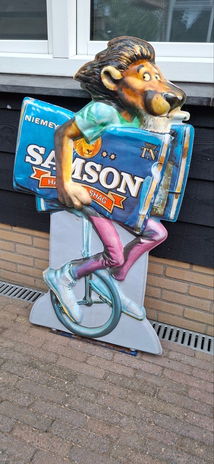 Unieke mascotte Samson zware Schag, Ophalen