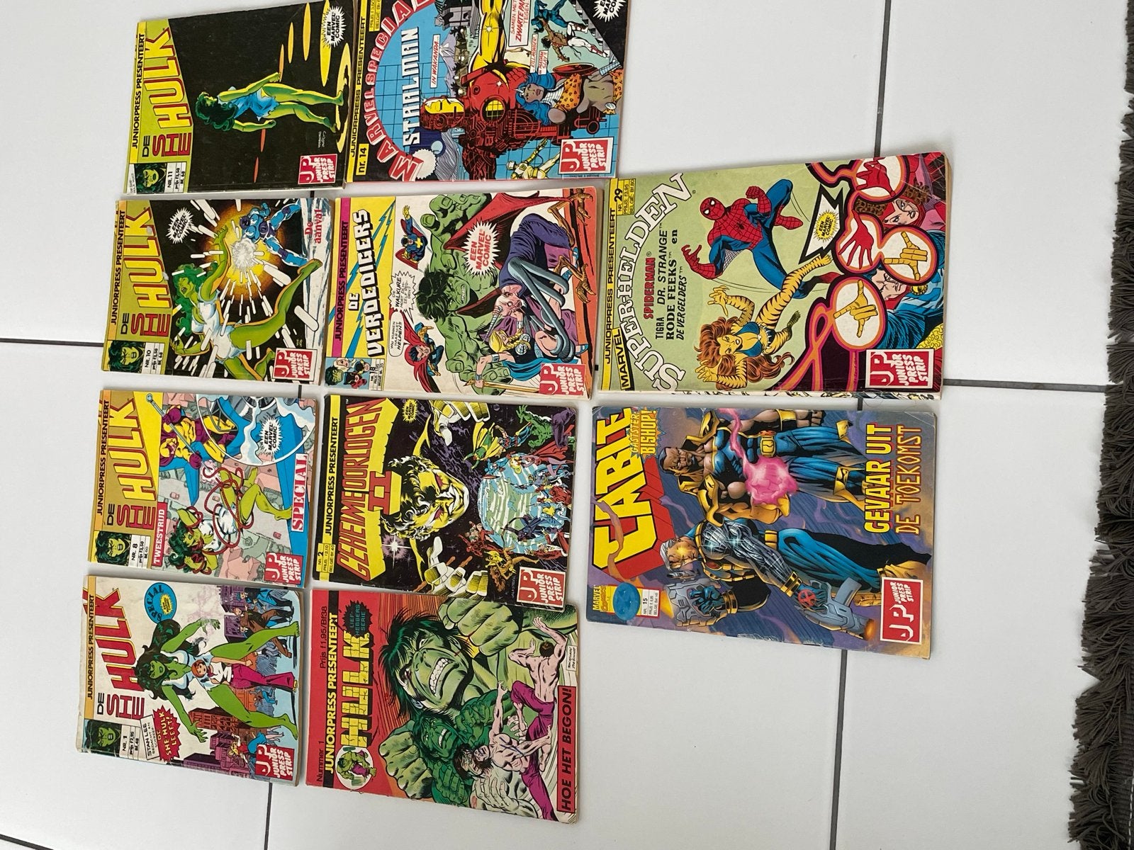 Hulk en andere Marvel stripboeken - Juniorpress, Meerdere stripboeken, Ophalen of Verzenden, Gelezen