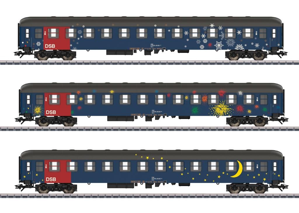 Märklin 42698 – 3-delige Set DSB Personenrijtuigen – NIEUW, Ophalen, Wisselstroom, Märklin, Nieuw