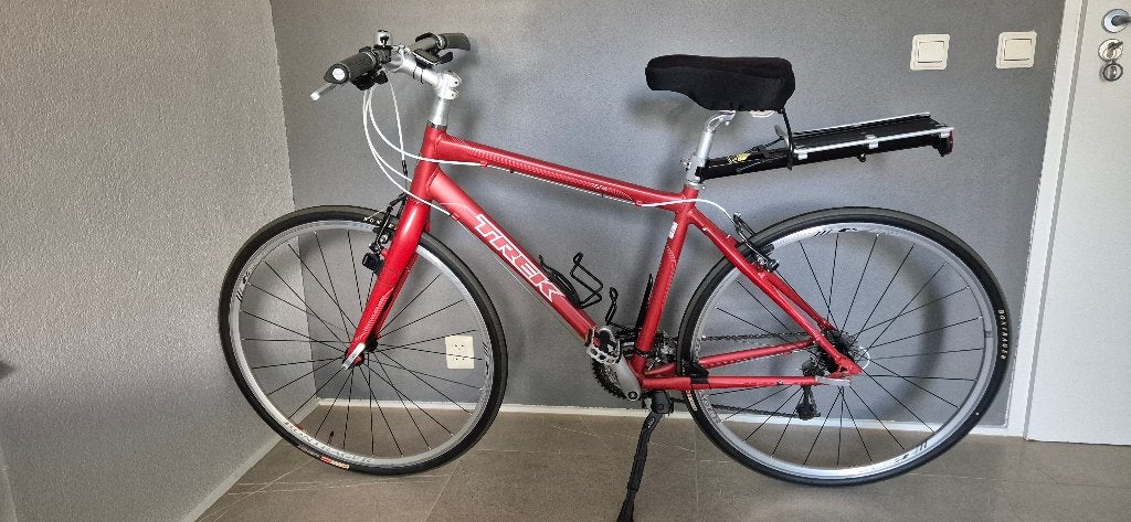 Zeer gave Trek 7.5 FX Hybride fiets, 28 inch, Velgrem, 47 tot 50 cm, Zo goed als nieuw