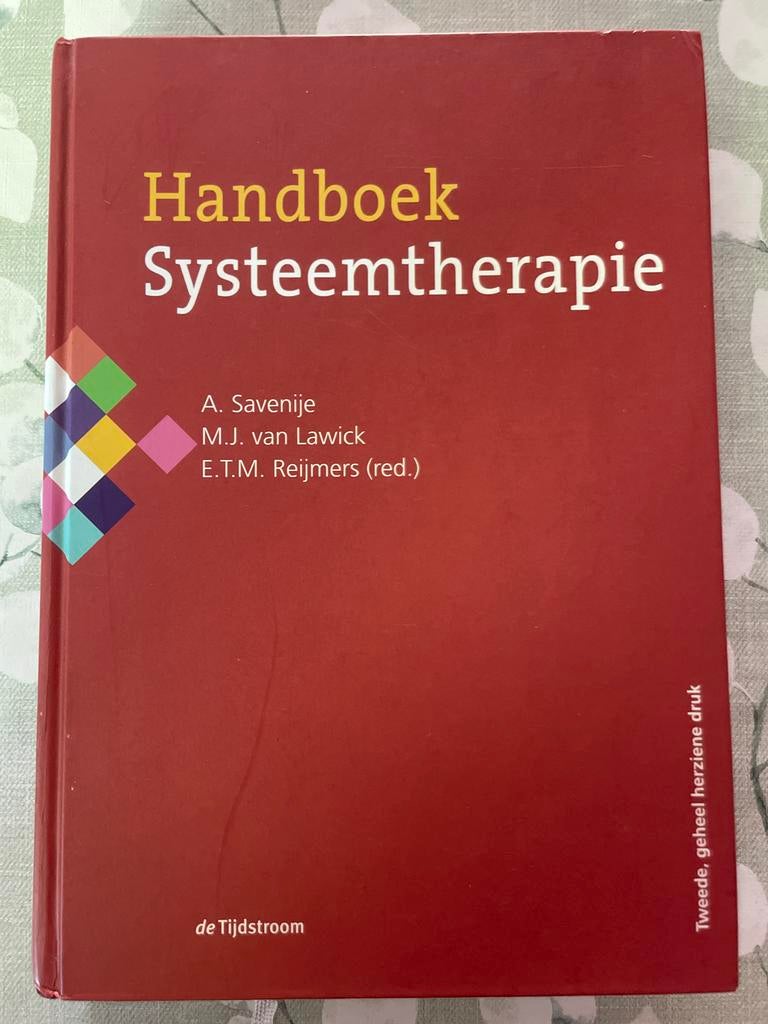 Handboek Systeemtherapie - A. Savenije, M.J. van Lawick, Ophalen of Verzenden, Gamma, Gelezen, HBO