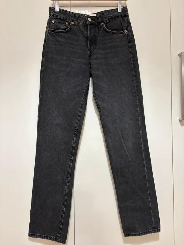 Zara High Waist jeans Straight Fit spijkerbroek recht maat S, Ophalen of Verzenden, Zo goed als nieuw, W28 - W29 (confectie 36)