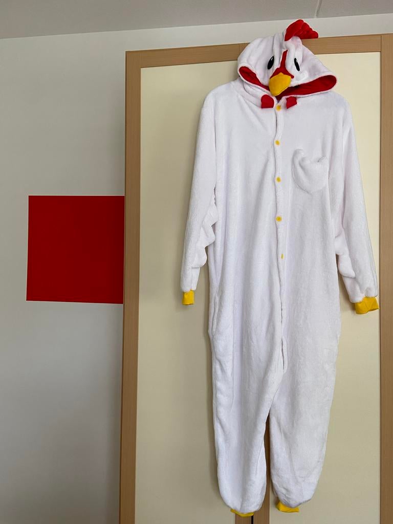 KIMU Onesie Kippak - XS-S - Zo goed als nieuw, Carnaval, Ophalen of Verzenden, Zo goed als nieuw, Kleding