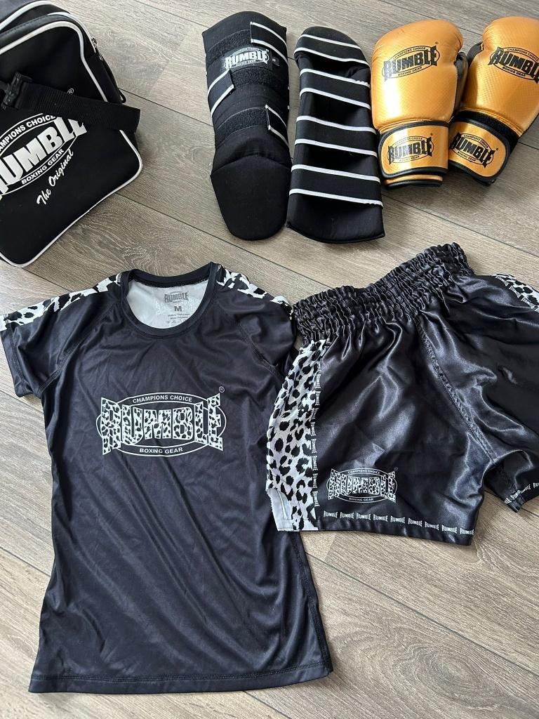 Set Rumble tas kleding en beschermers, Ophalen of Verzenden, Zo goed als nieuw, Overige