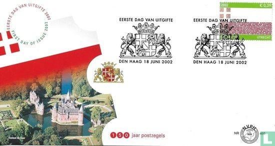FDC E466 Provinciezegel Utrecht 2002 NL onbeschreven, Ophalen of Verzenden, Nederland