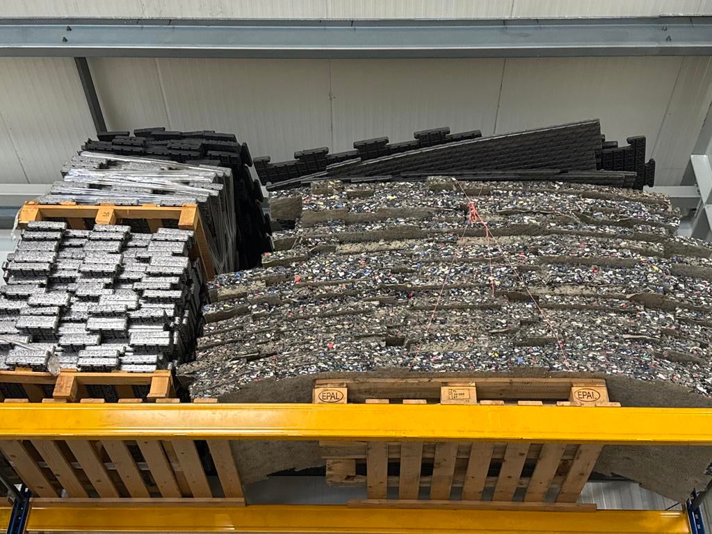 Valdemping platen - Diverse materialen en diktes, Ophalen, Gebruikt