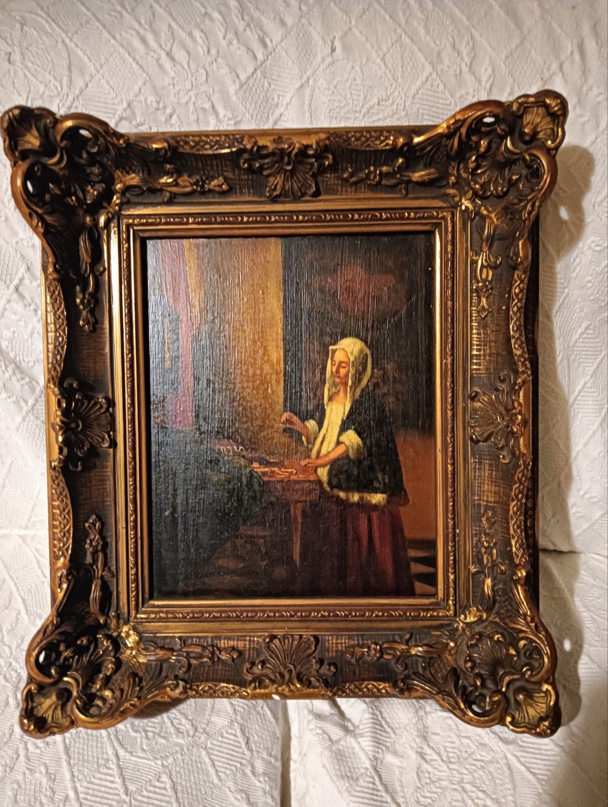 Antiek olieverfschilderij, Ophalen
