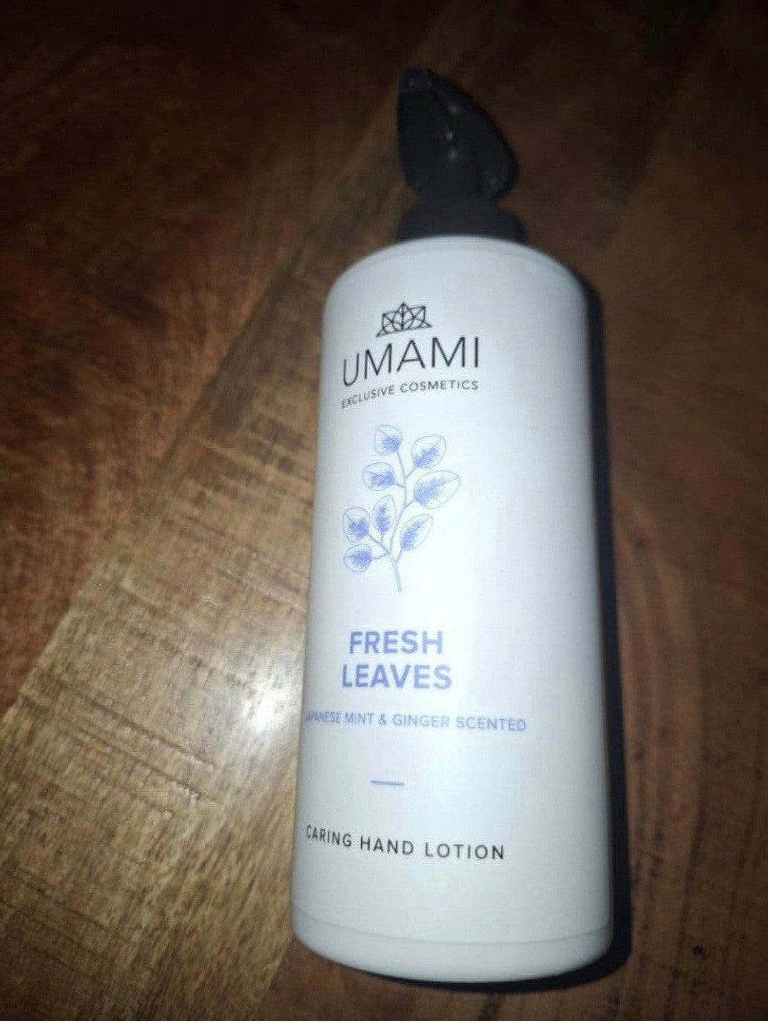 Umami Handlotion Fresh Leaves Japanse Munt. 150x voorraad, Ophalen of Verzenden, Nieuw, Overige typen