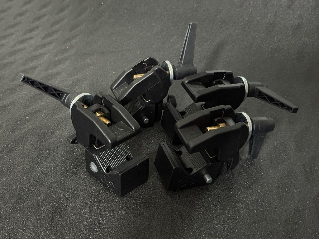4 stuks: Manfrotto superclamp 035, 125 cm of minder, Overige typen, Ophalen of Verzenden, Zo goed als nieuw