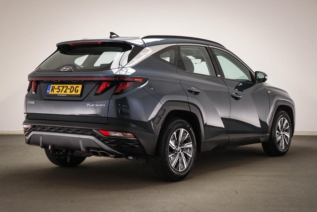 Hyundai Tucson 1.6 T-GDI MHEV Comfort Smart | LED | STOELVER, Auto's, Hyundai, Stof, Gebruikt, 4 cilinders, Blauw