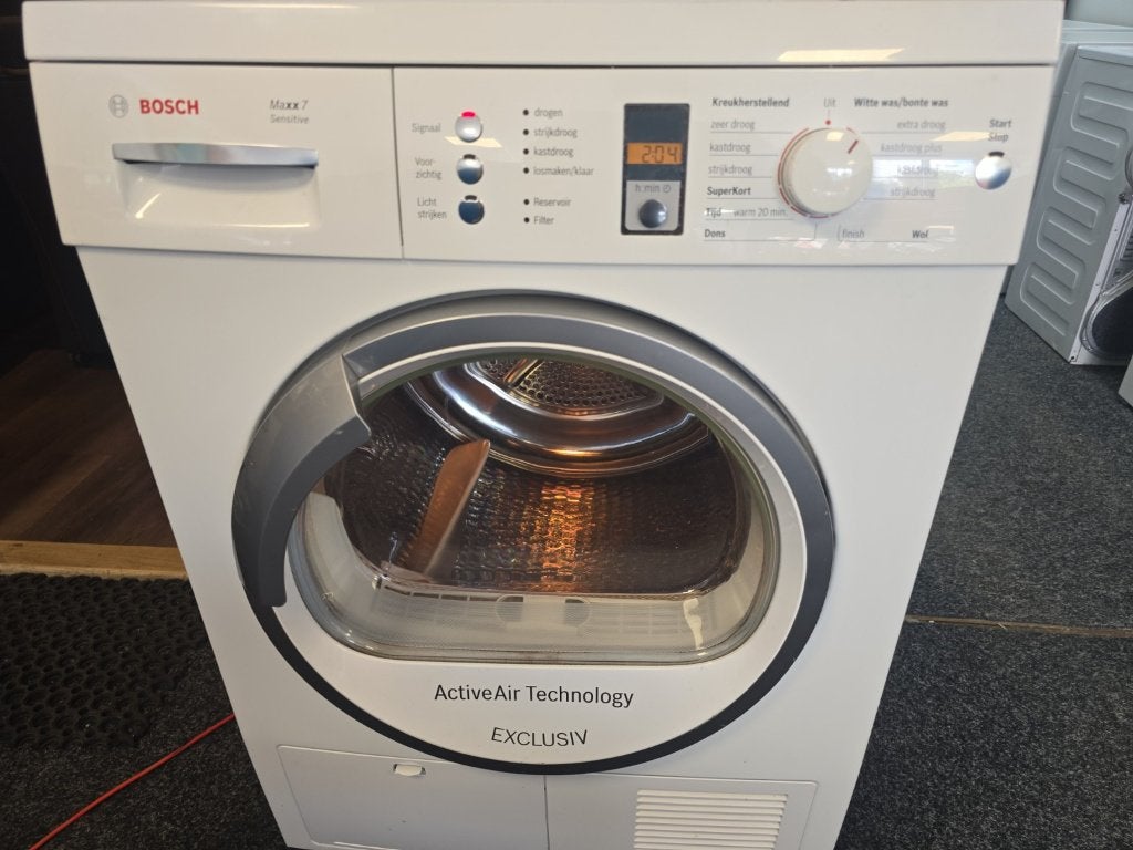 Bosch Maxx 7 condensdroger 1 jaar garantie, 6 tot 8 kg, Refurbished, Ophalen of Verzenden, 85 tot 90 cm