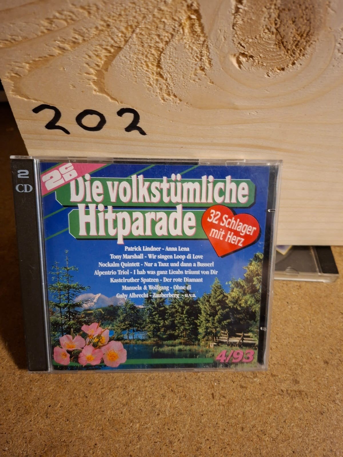 Die Volkstümliche Hitparade - 32 Schlager mit Herz (2 CD), Cd's en Dvd's, Ophalen of Verzenden, Gebruikt, Album, Schlager