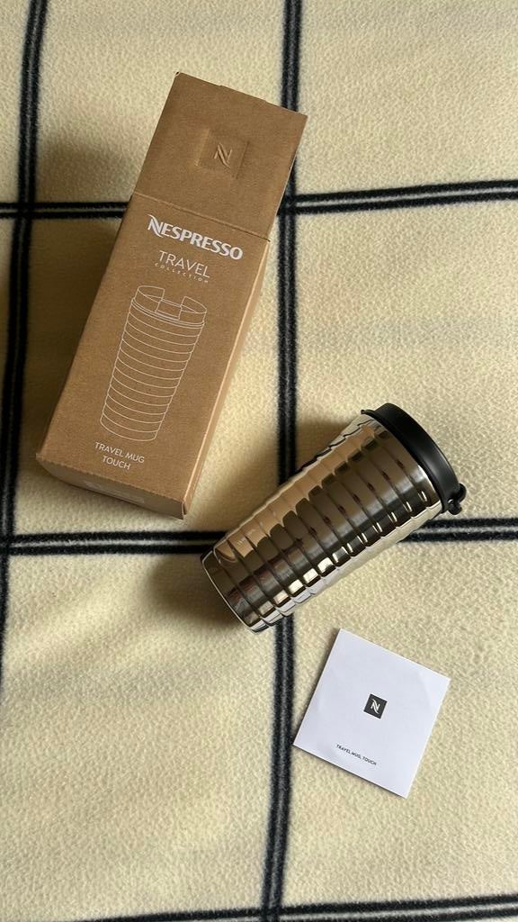 Nespresso travel mug nieuw in doos thermobeker, Overige typen, Ophalen of Verzenden, Nieuw, Overige merken
