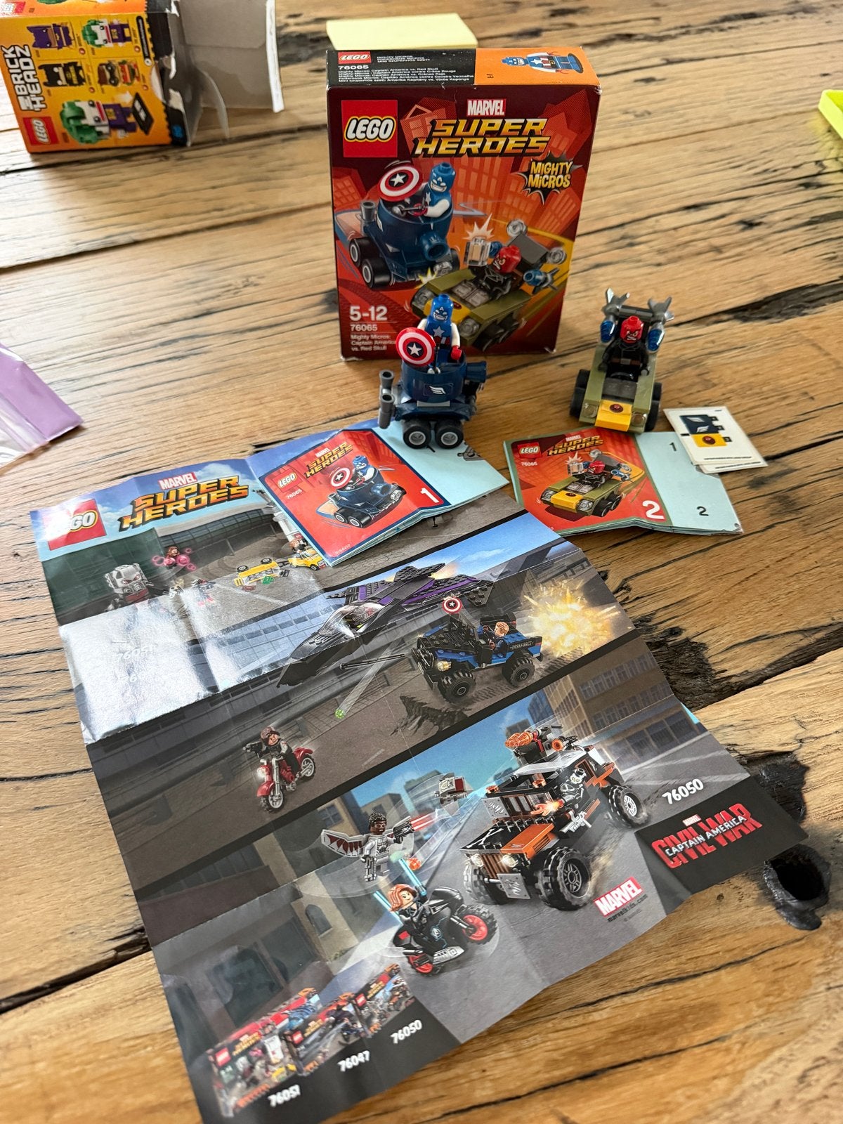 LEGO Marvel 76065 Mighty Micros Captain America vs Red Skull, Kinderen en Baby's, Ophalen of Verzenden, Zo goed als nieuw