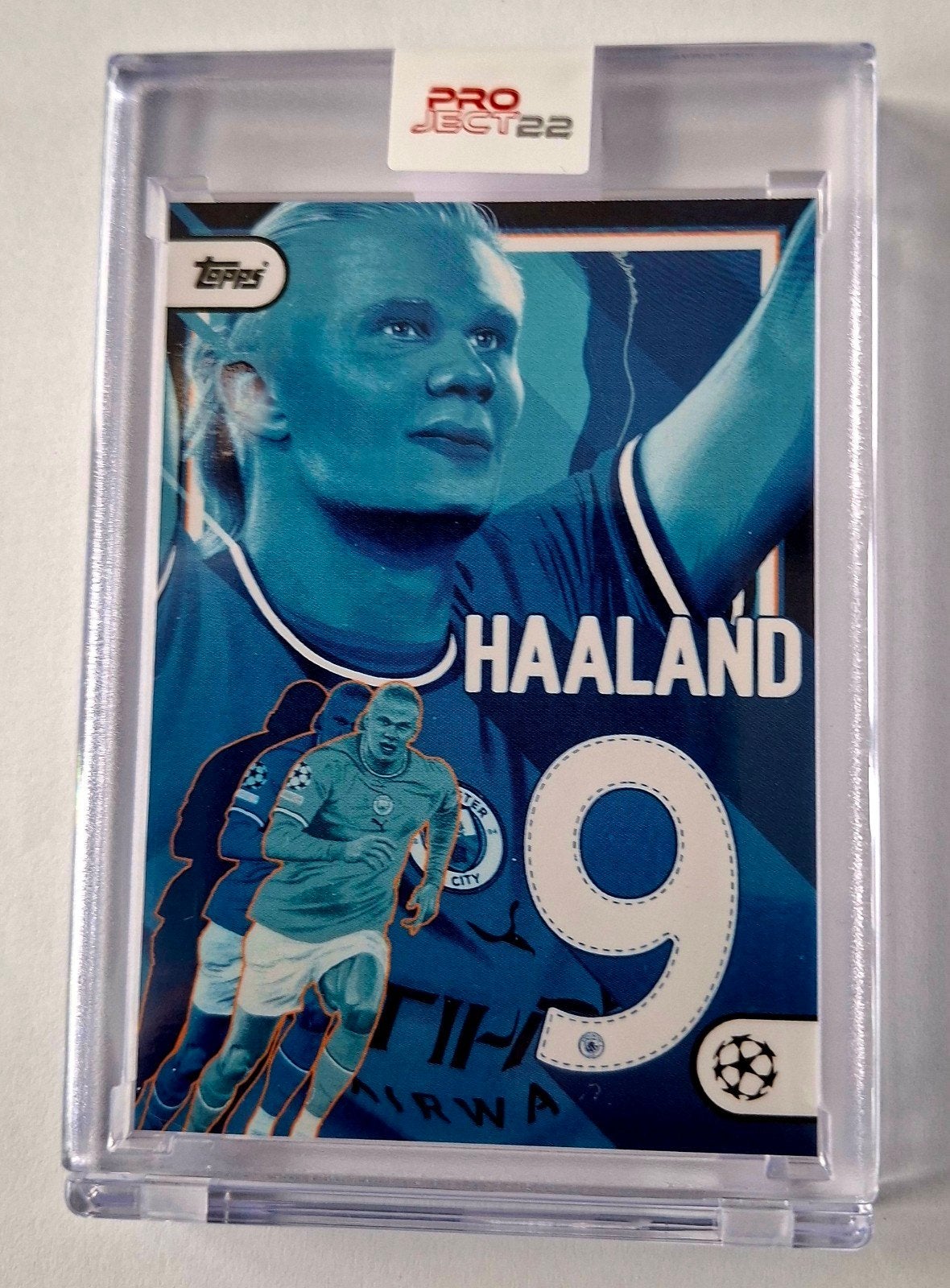 Erling Haaland Manchester City Topps Project 22 Sealed, Ophalen of Verzenden, Zo goed als nieuw, Buitenlandse clubs