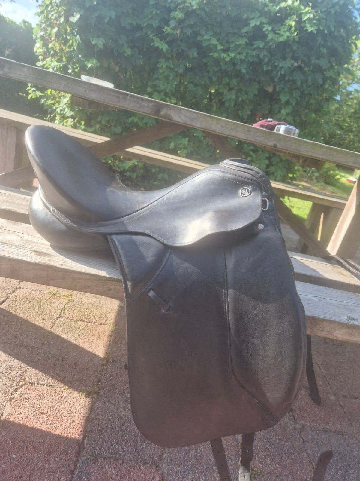 Kieffer dressuur zadel 16 inch, Gebruikt, Dressuur, Diepe zit, Ophalen of Verzenden