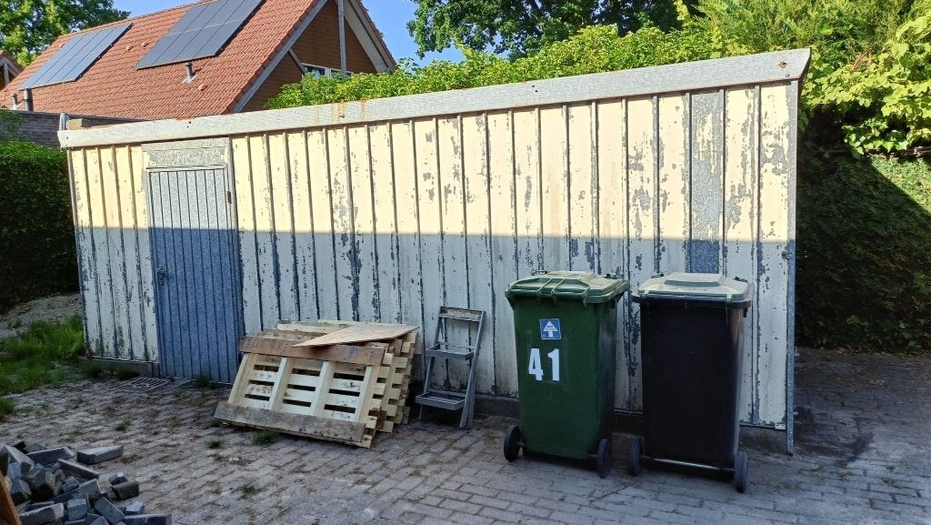 Garage/Schuur te koop – tegen elk aannemelijk bod, Tuin en Terras, Tuinhuizen, Ophalen, Schuur, Zonder ramen, Metaal