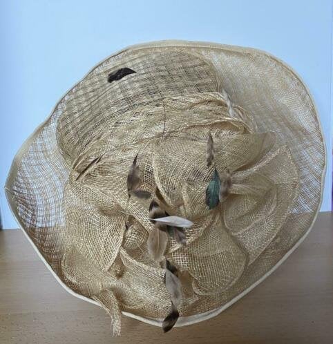 Victoria Ann/exclusive Millinery hoed maat 57, Ophalen of Verzenden, Zo goed als nieuw, 56 of 57 cm (M, 7 of 7⅛ inch), Hoed