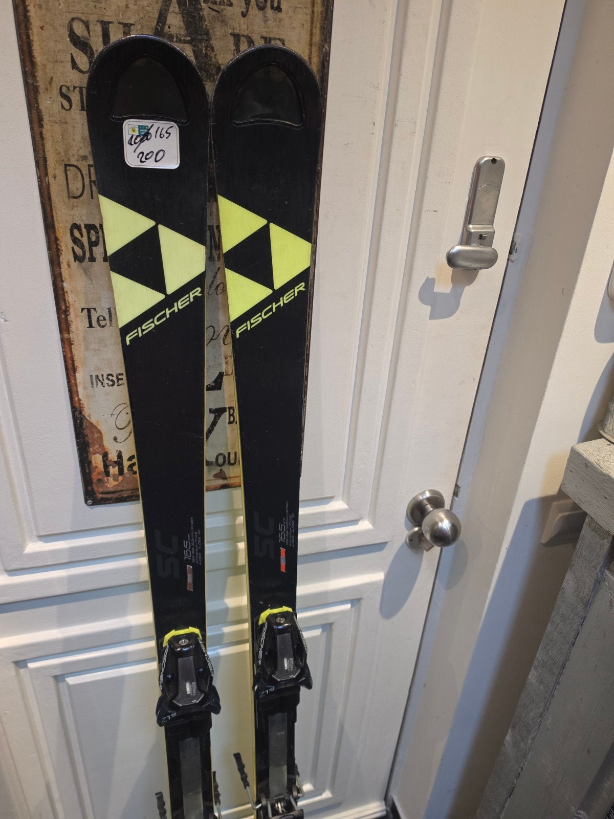 165cm FISCHER RC4 SC 1000€ GEVORDERD KLEINE BOCHTEN SKI, 160 tot 180 cm, Ophalen of Verzenden, Carve, Skiën
