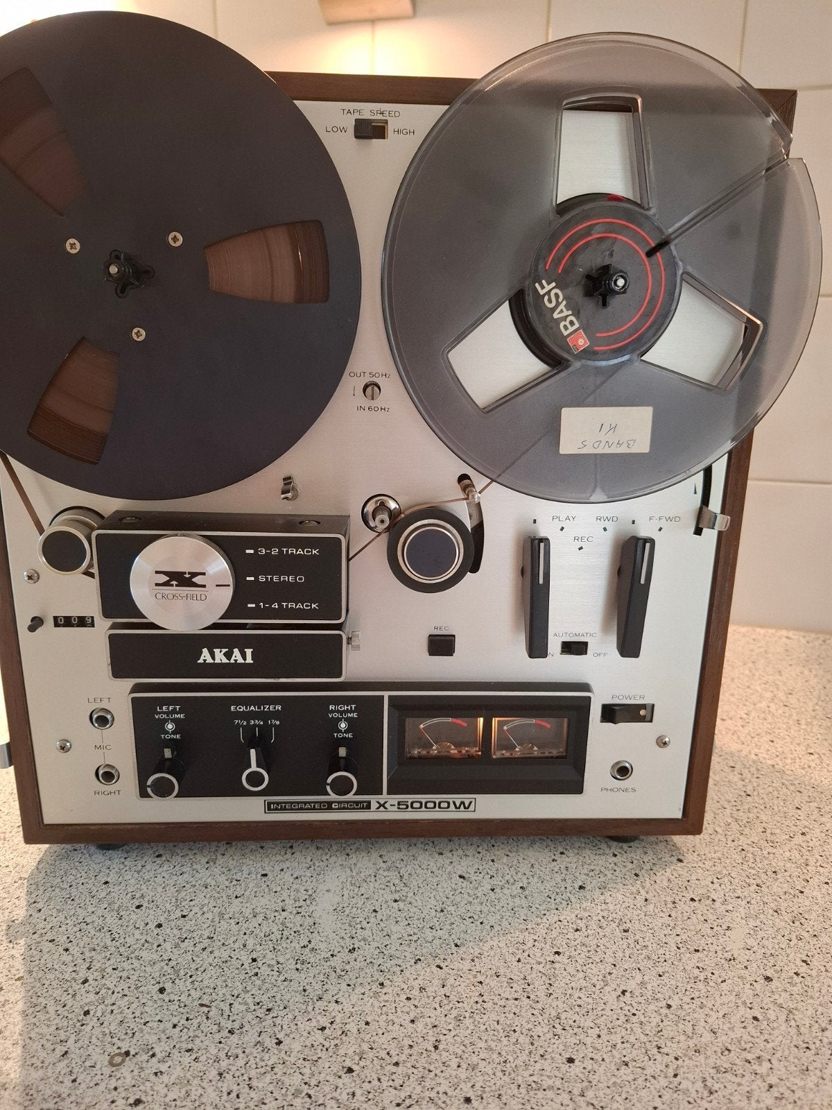 izgs akai x5000w werkt perfect, Audio, Tv en Foto, Bandrecorders, Ophalen, Bandrecorder