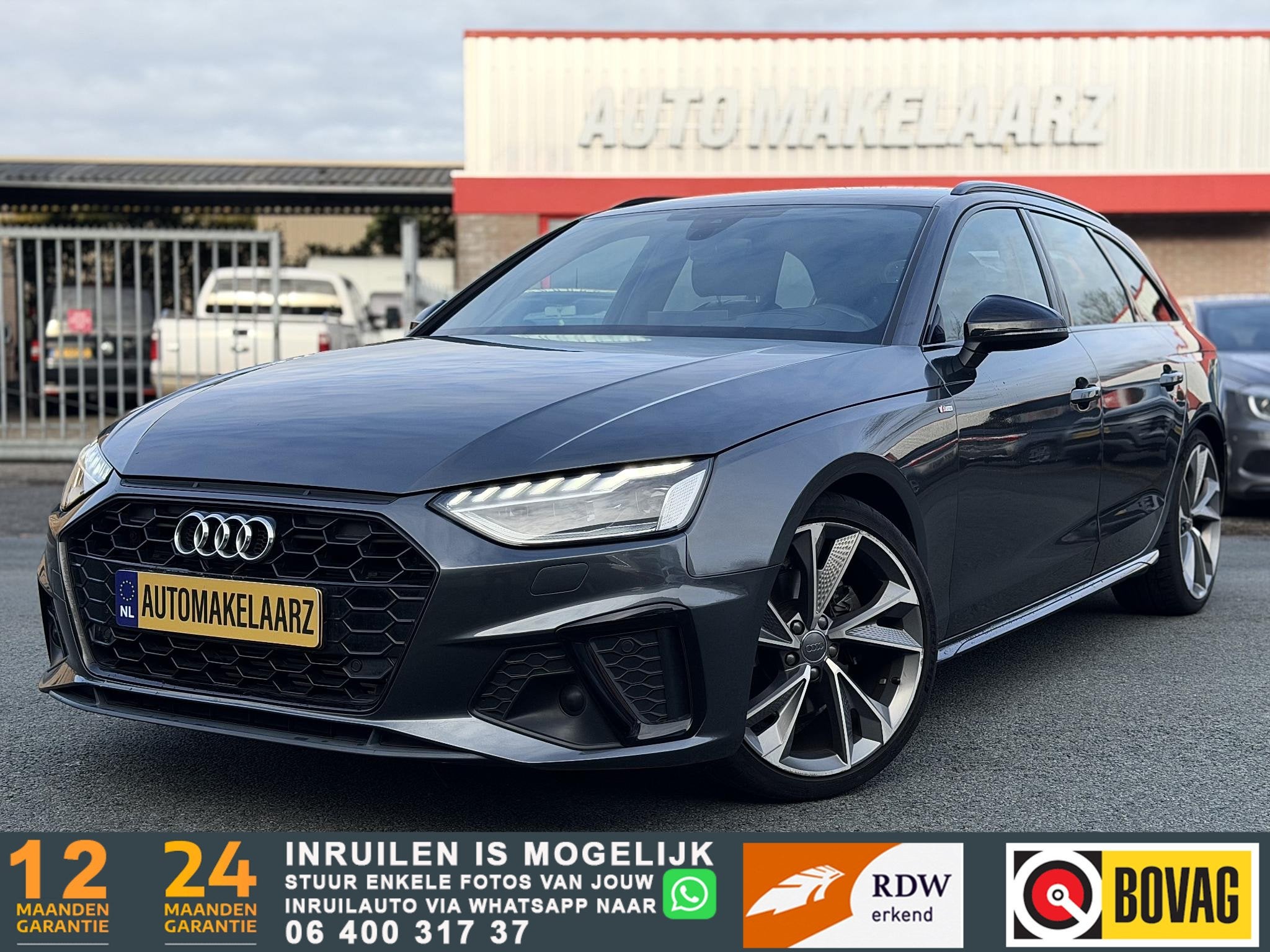 Audi A4 Avant 35 TFSI S-LINE LED MATRIX HUD LANE BLINDSP., Auto's, Audi, Gebruikt, 4 cilinders, 1500 kg, Voorwielaandrijving