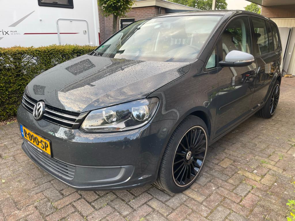 Volkswagen Touran 1.2 TSI 77KW BMT 7P 2014 Grijs, Voorwielaandrijving, Euro 5, Stof, 4 cilinders