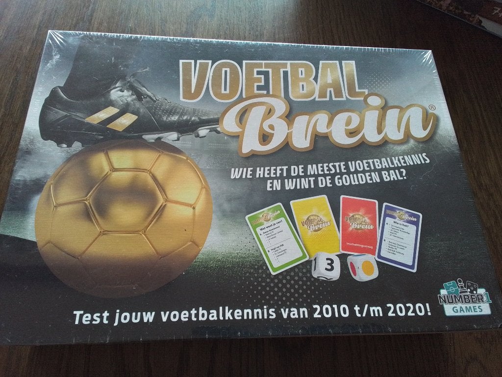 Voetbal Brein Bordspel - Test je voetbalkennis!, Een of twee spelers, Ophalen, Nieuw, Number Games