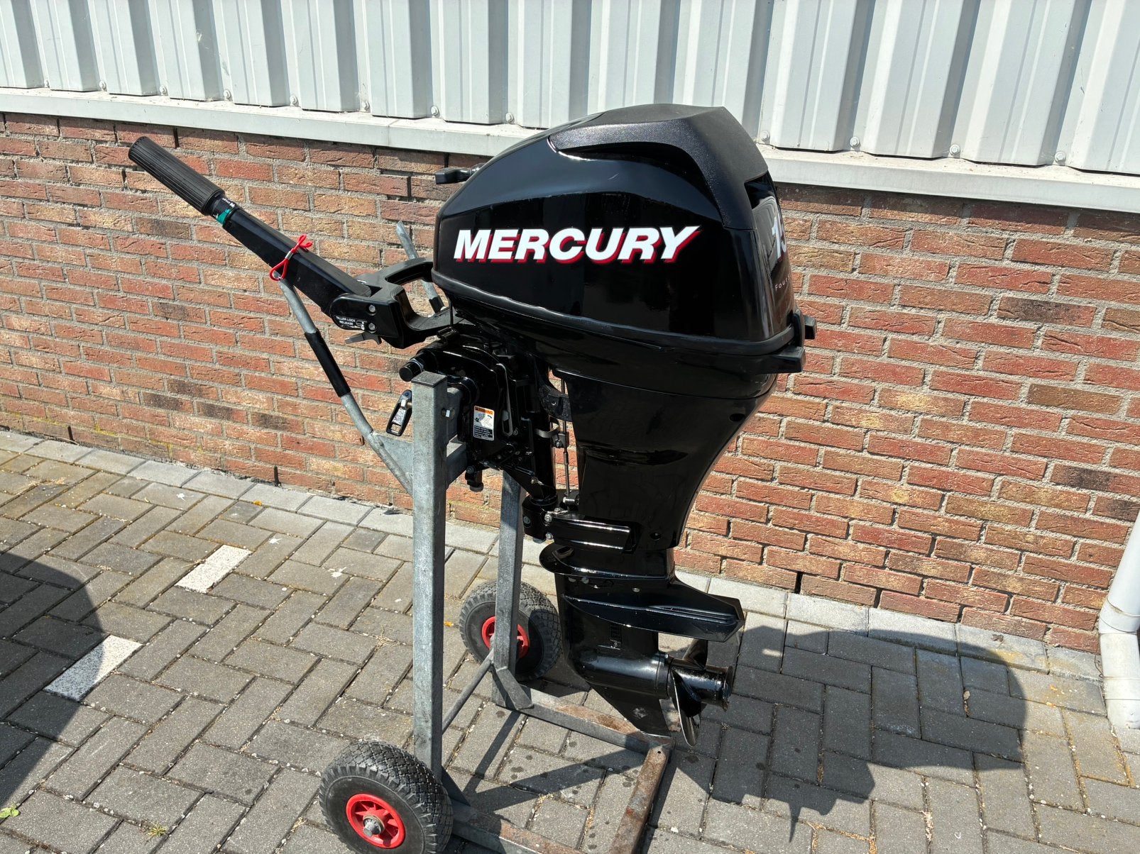 Mercury 15 pk 4 takt, kortstaart, knuppel  bj 2010 vaarklaar, 10 tot 30 pk, Gebruikt, Viertaktmotor, Mercury