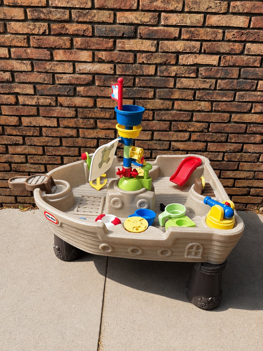 Little Tikes Piratenboot watertafel, Ophalen, Gebruikt
