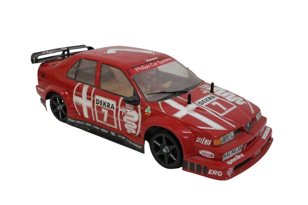 Tamiya TA-02 Alfa Romeo 1/10 rc auto, Elektro, Gebruikt, Ophalen of Verzenden, Schaal 1:10