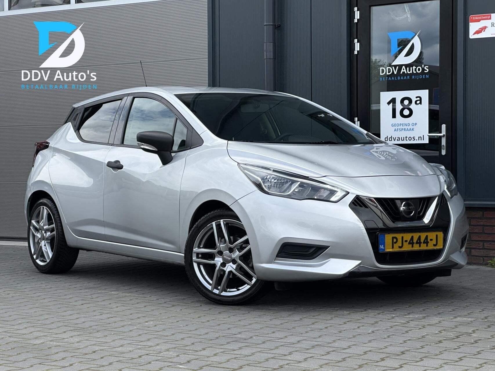 Nissan Micra 1.0L/71pk Visia+|Origineel NL|NAP|Cruise|Blueto, Stof, Gebruikt, Start-stop-systeem, Origineel Nederlands