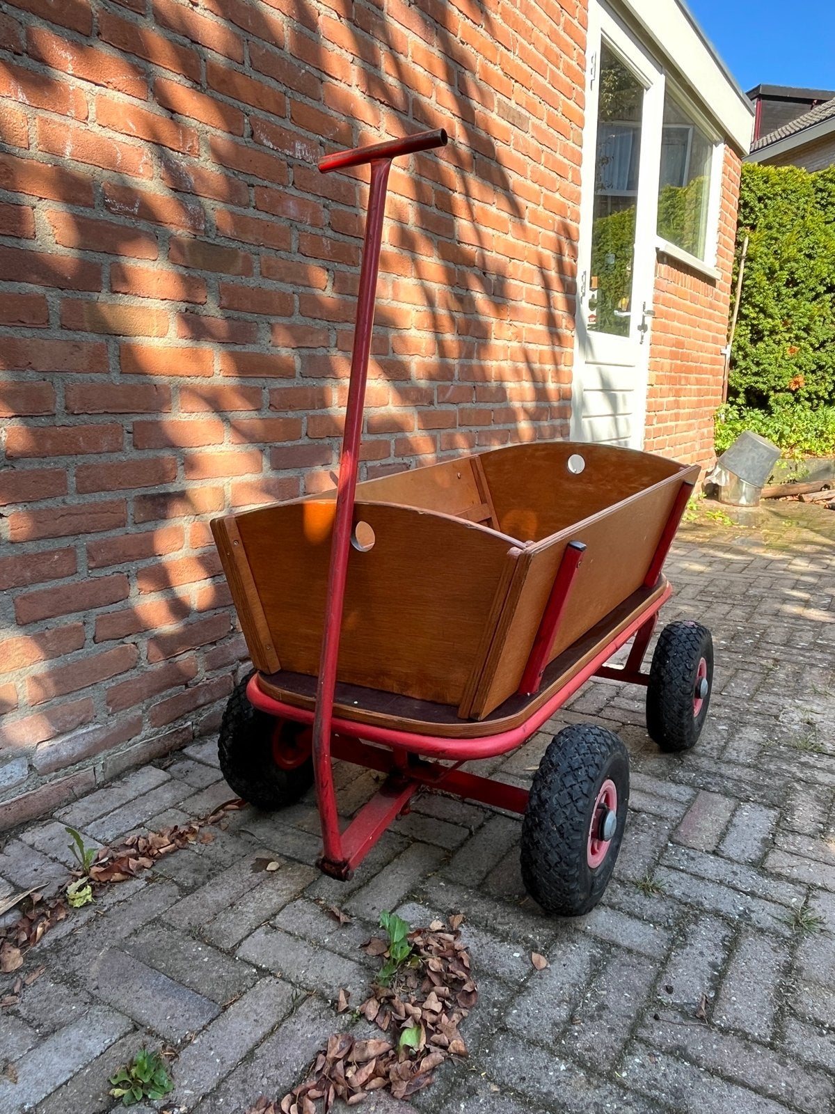 Houten bolderkar, Caravans en Kamperen, Bolderkarren, Ophalen, Gebruikt