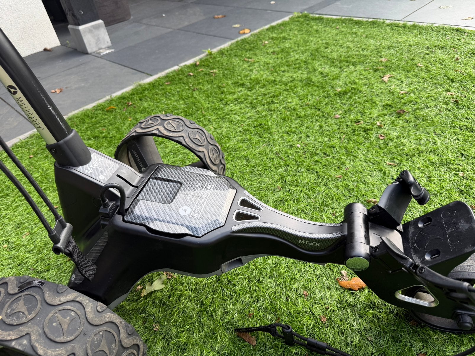 Motocaddy M-Tech elektrische golftrolley, Sport en Fitness, Ophalen, Zo goed als nieuw, Golfkar, Overige merken