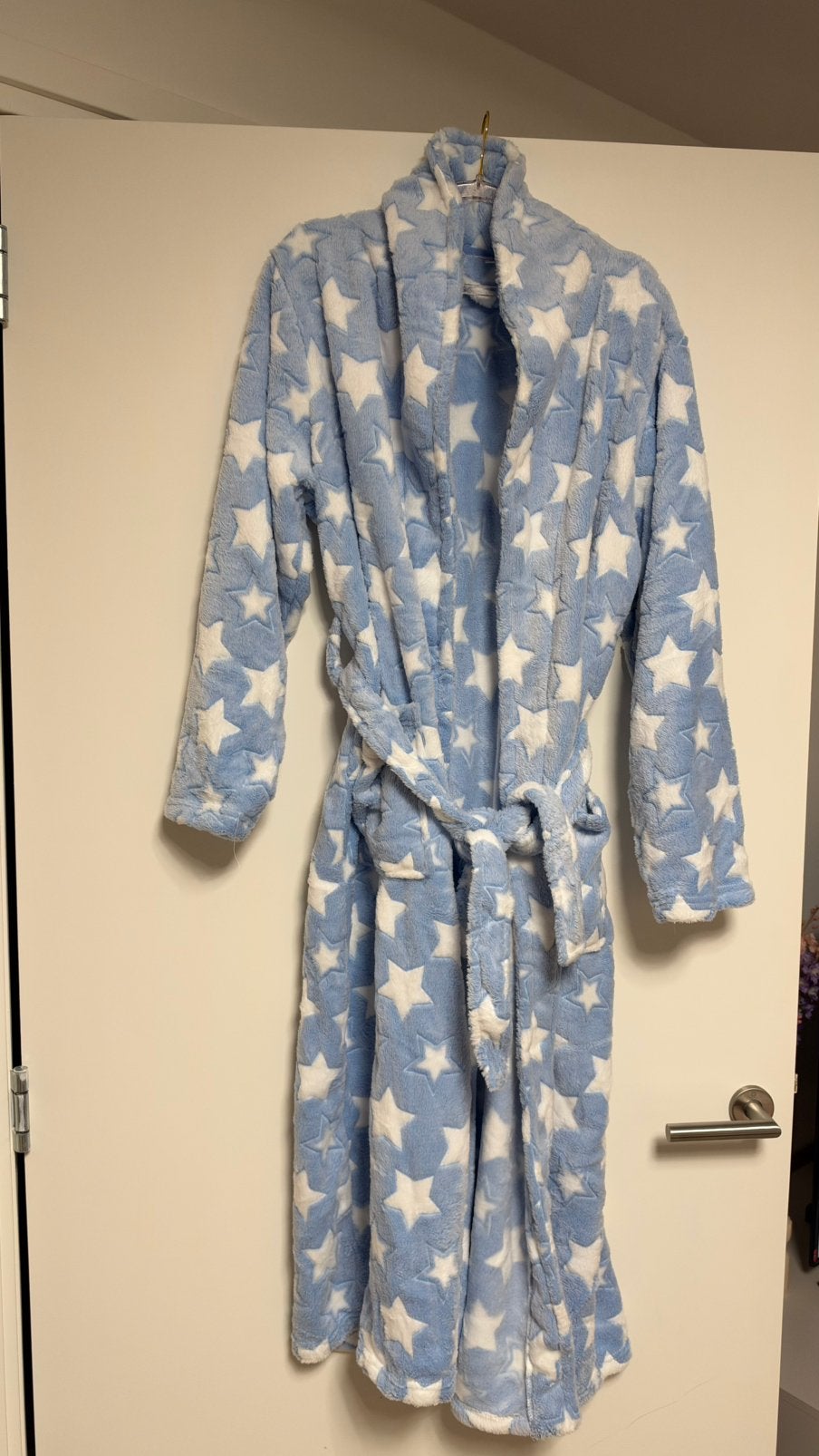 Heerlijke Zachte Fleece / Huisjas met Sterren( maat: m), Kleding | Dames, Ophalen of Verzenden, Nieuw, Maat 38/40 (M)