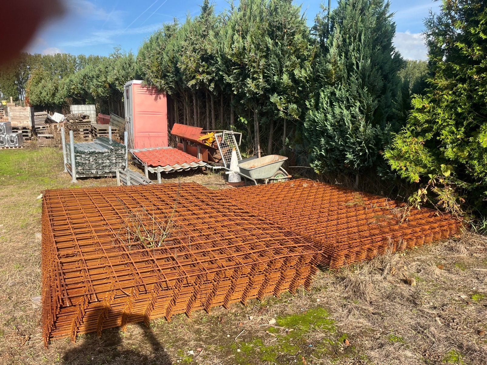 AANBIEDING GAASMATTEN BOUWSTAALMATTEN 6 en 8 mm, Tuin en Terras, Ophalen, Nieuw, Minder dan 10 meter, Gaas