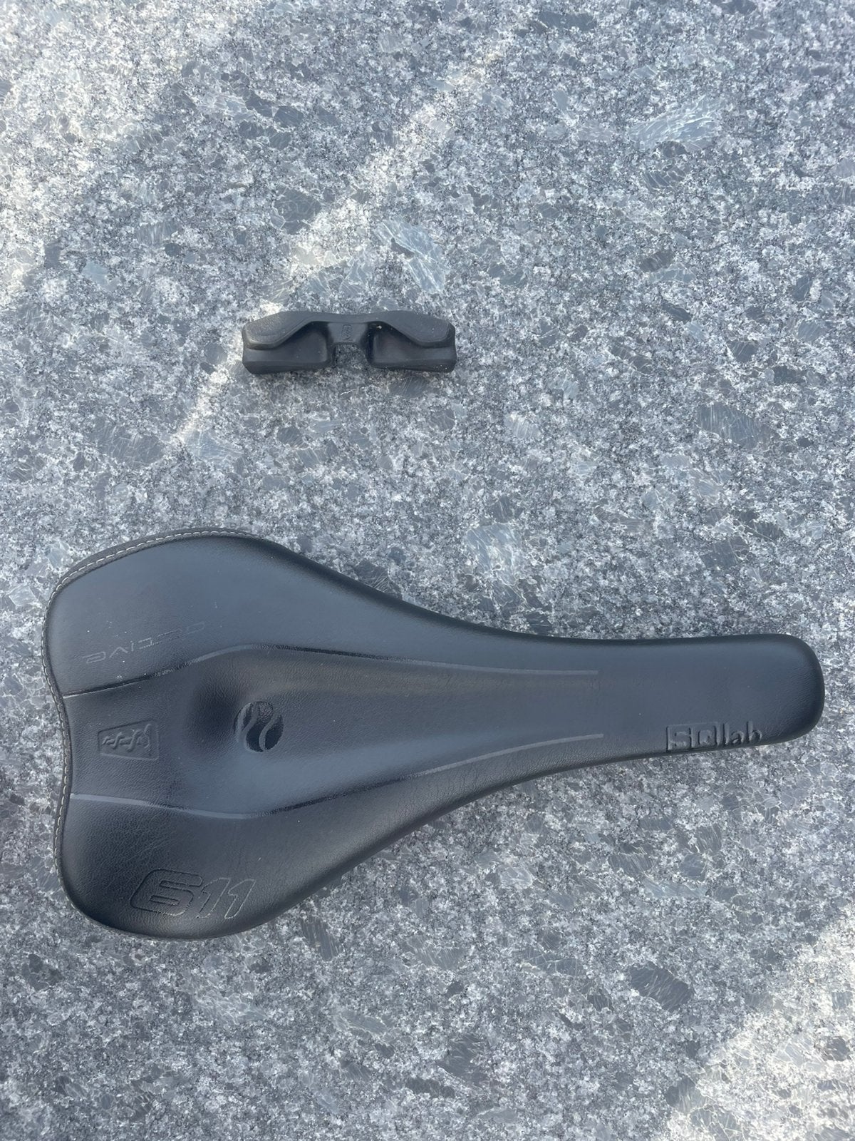 SQlab 611 ergowave active zadel, Fietsen en Brommers, Ophalen of Verzenden, Zo goed als nieuw, Zadel, Kunststof