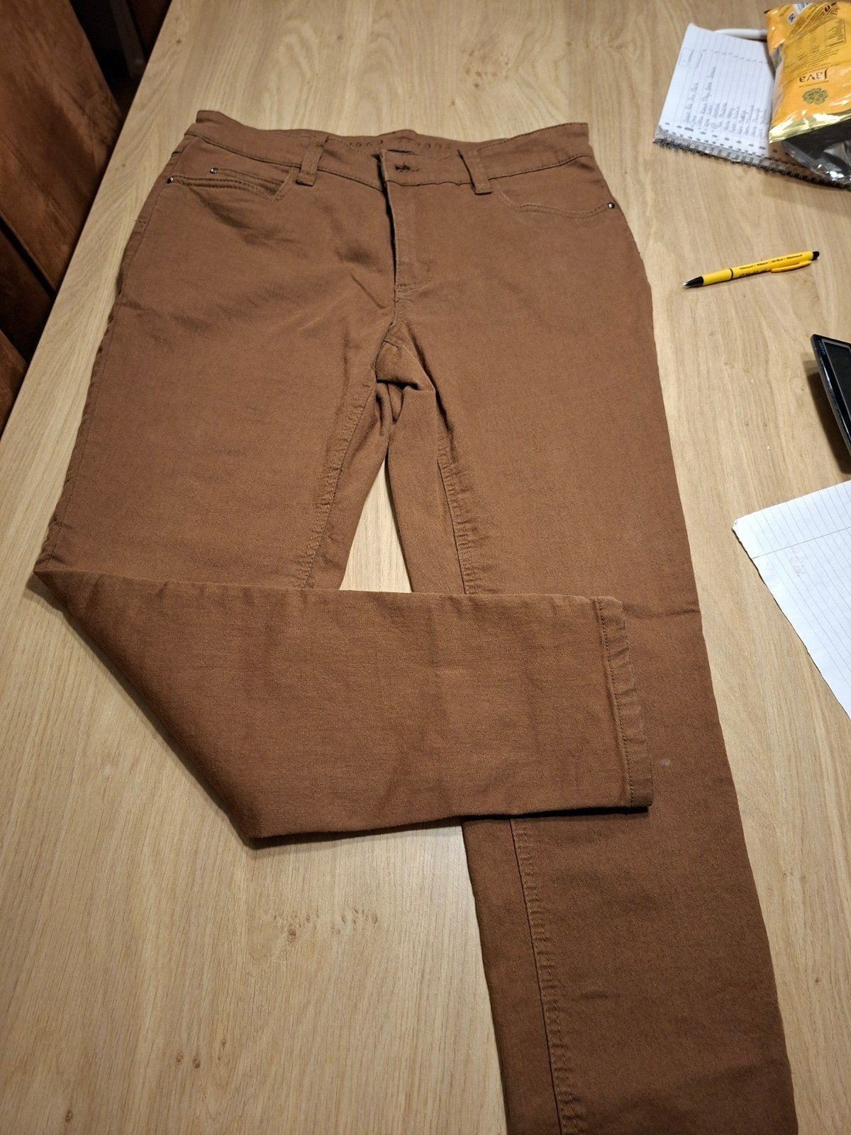 Wonder jeans enkel broek nieuw, Kleding | Dames, Broeken en Pantalons, Bruin, Maat 42/44 (L), Nieuw, Ophalen of Verzenden