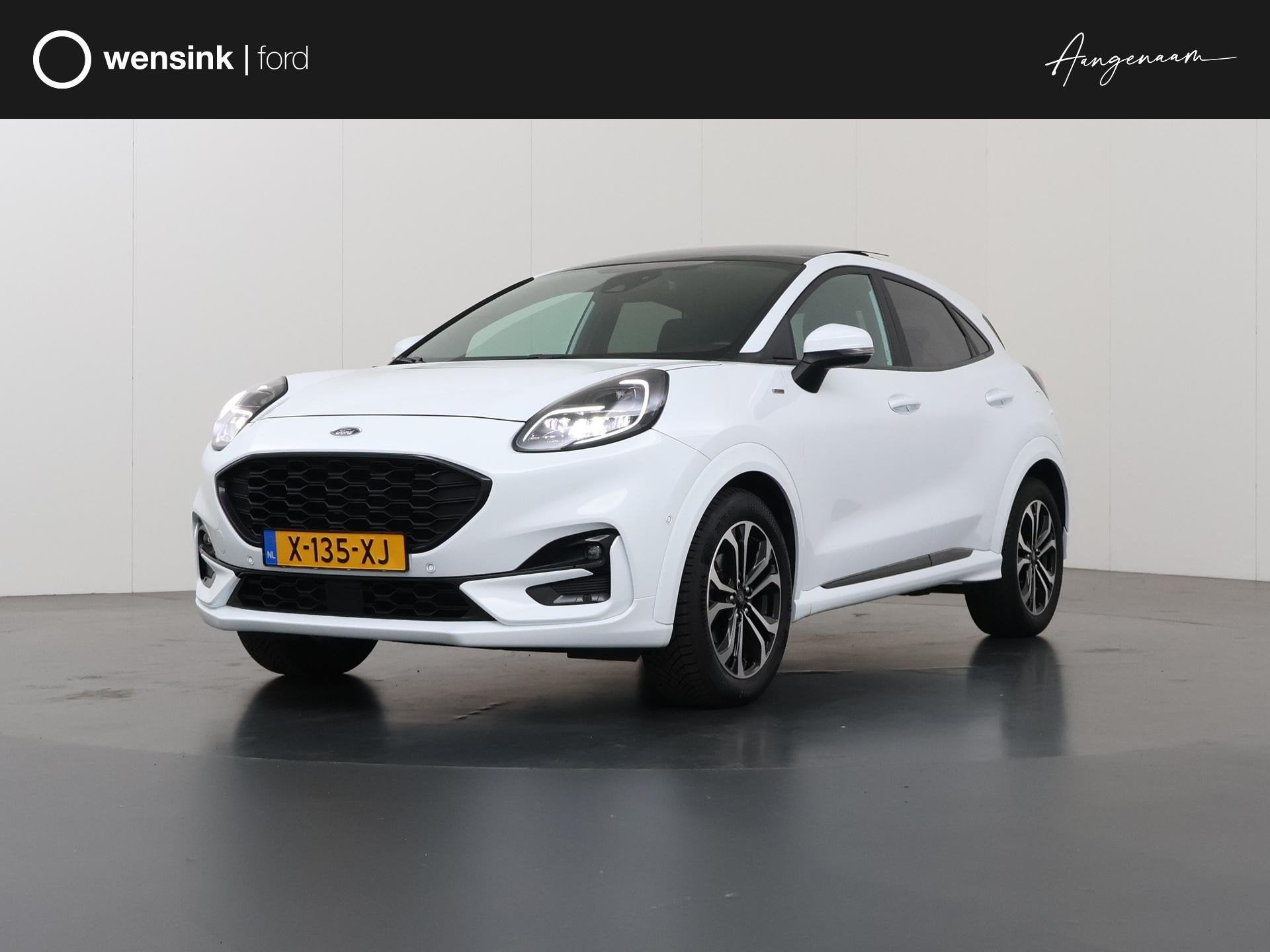 Ford Puma 1.0 EcoBoost ST-Line X | Panoramadak | Winterpakke, Auto's, Ford, 125 pk, 1226 kg, Leder en Stof, Bedrijf