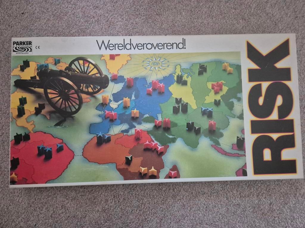 Risk spel, Hobby en Vrije tijd, Gezelschapsspellen | Bordspellen, Ophalen of Verzenden, Gebruikt
