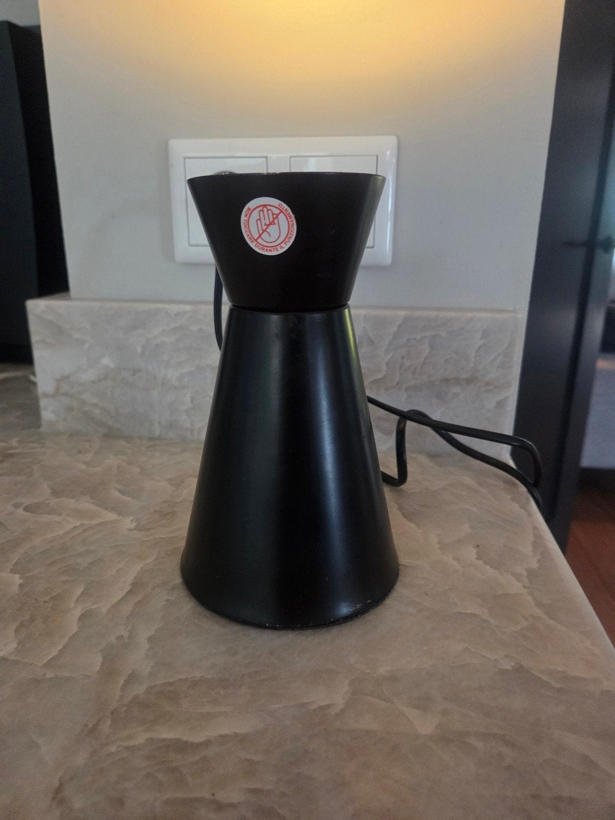 Metalen onderstel voor (vintage) lava lamp, Ophalen of Verzenden, Gebruikt, Vintage