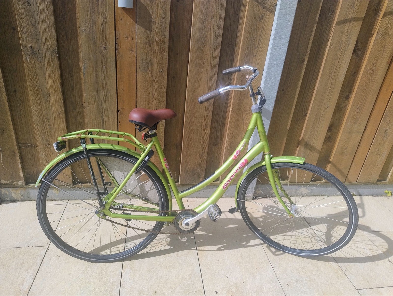 Groene Sparta oma fiets (28 inch), Ophalen, Terugtraprem, Sparta, Gebruikt