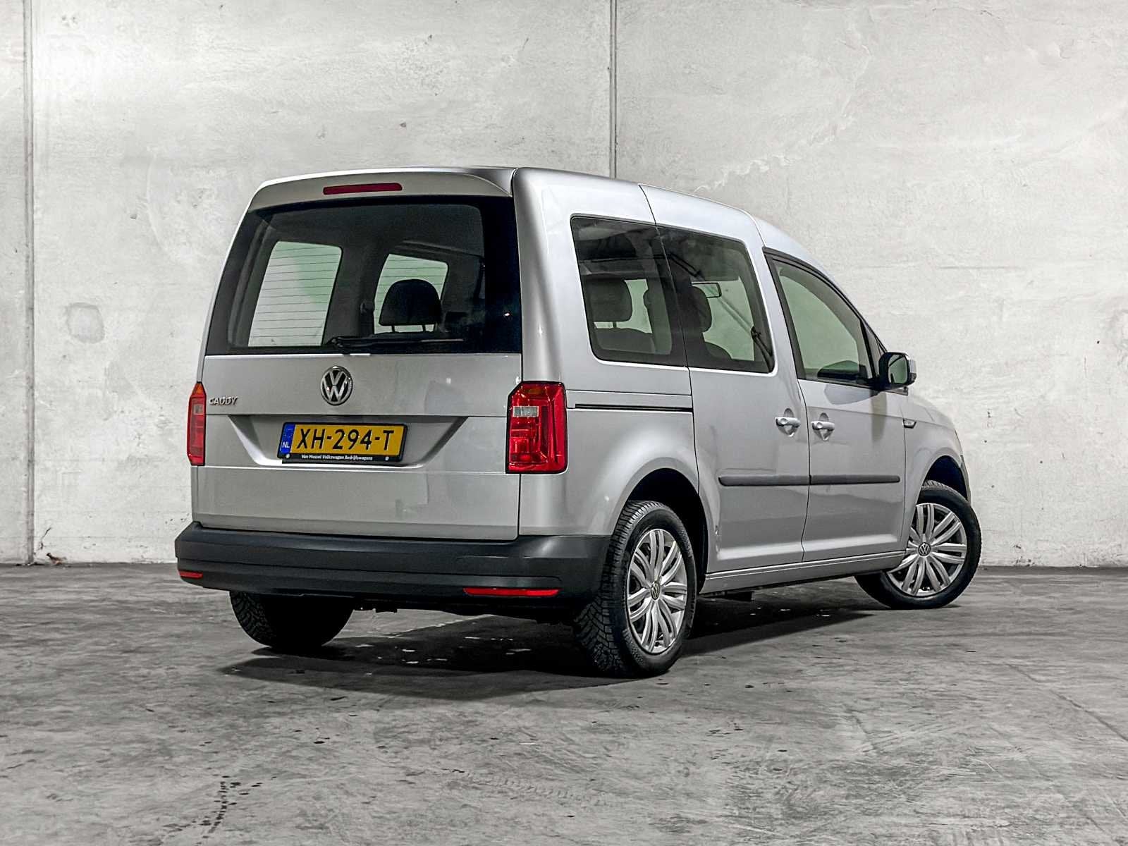 Volkswagen Caddy 1.4 TSI Trendline 131pk 2019 (Origineel-NL, Auto's, 1334 kg, Gebruikt, 4 cilinders, Zilver of Grijs