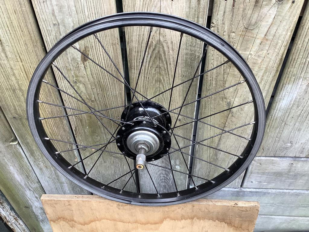 Achterwiel vouwfiets 20 inch, Fietsen en Brommers, Fietsen | Vouwfietsen, Ophalen, Zo goed als nieuw