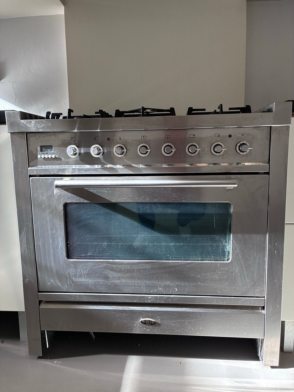 Boretti Fornuis 6-pits met Oven, Ophalen, Gebruikt, 60 cm of meer, Gas